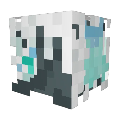 JADEN0VA Minecraft avatar head, 3D render