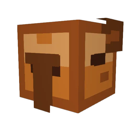 JADOUG Minecraft avatar head, 3D render