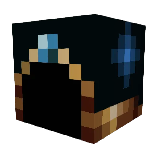 JAG484 Minecraft avatar head, 3D render