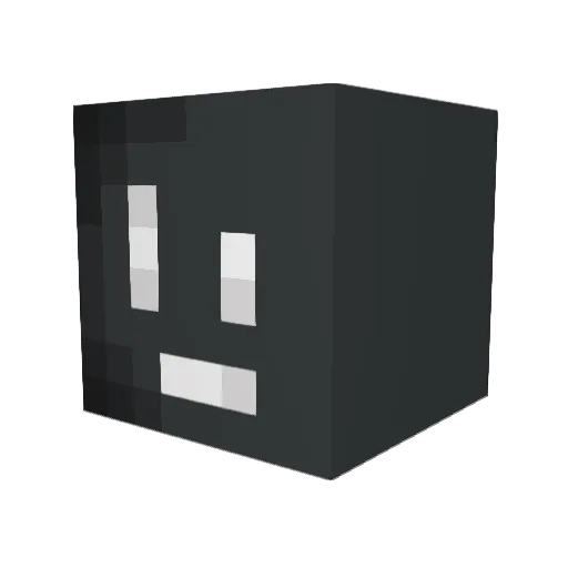 JAGL05 Minecraft avatar head, 3D render