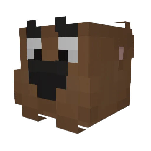 JAH5EH Minecraft avatar head, 3D render