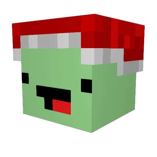 JAJEENf Minecraft avatar head, 3D render