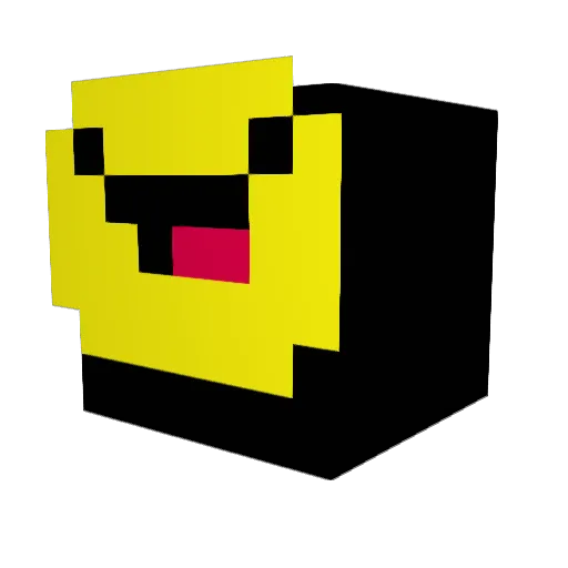 JAKE201037 Minecraft avatar head, 3D render