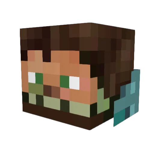 JAKEPFTW Minecraft avatar head, 3D render