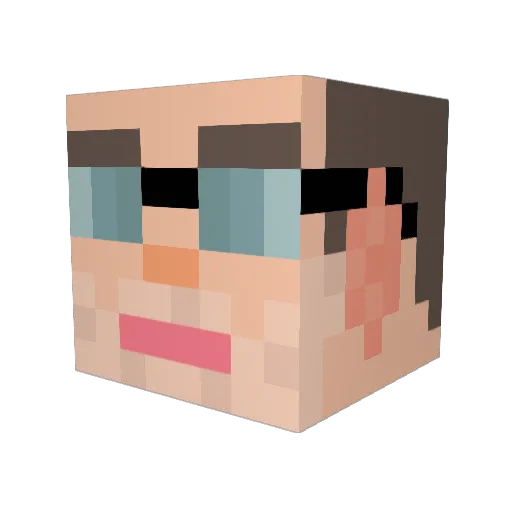 JAKEPLUMB54 Minecraft avatar head, 3D render