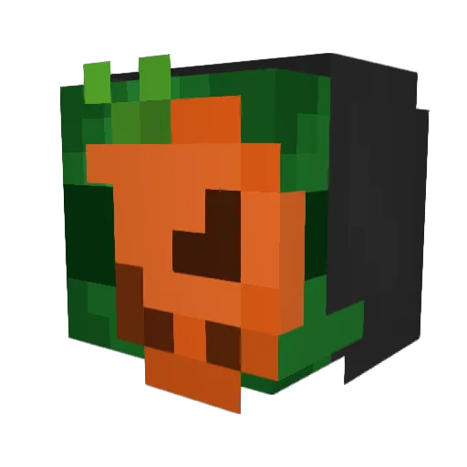 JAKSAMUCKE Minecraft avatar head, 3D render