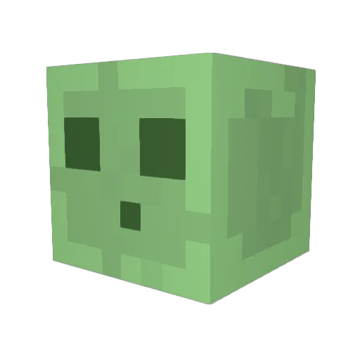 JALBeats Minecraft avatar head, 3D render