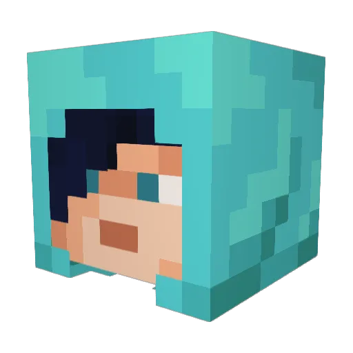 JAMMSONjamTW Minecraft avatar head, 3D render
