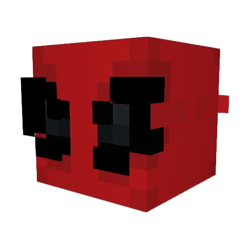 JAN2708 Minecraft avatar head, 3D render