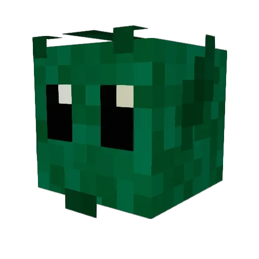 JARKTARK Minecraft avatar head, 3D render