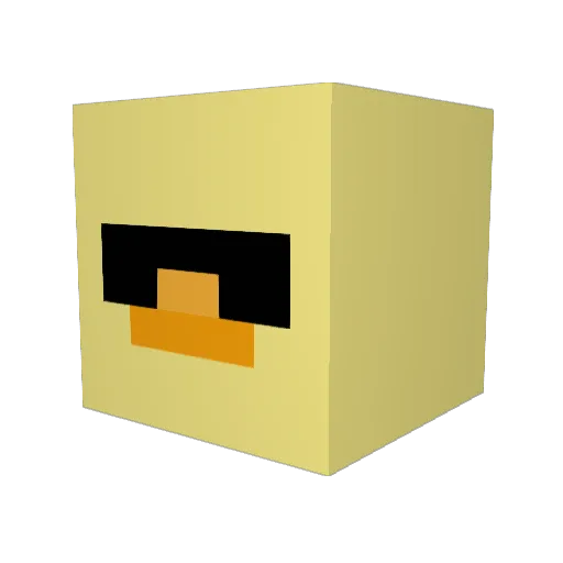JARONSKI Minecraft avatar head, 3D render