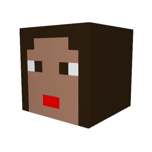 JAROSLAVIK Minecraft avatar head, 3D render