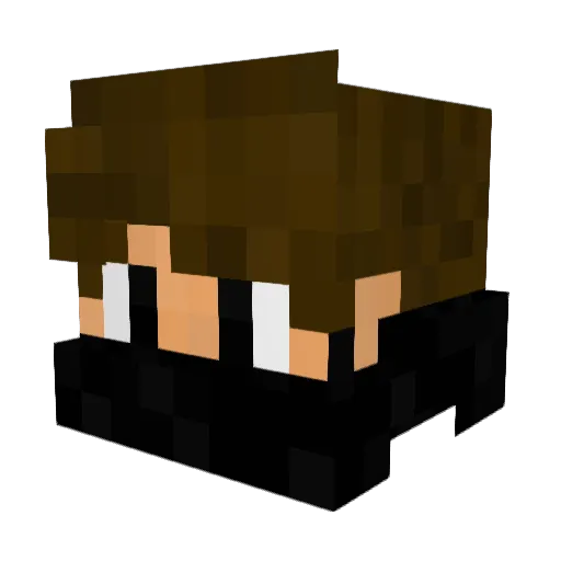 JASKO09 Minecraft avatar head, 3D render