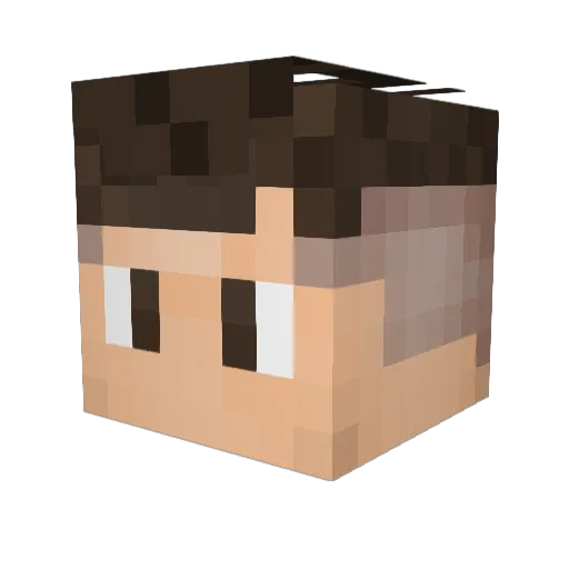 JASON6ES Minecraft avatar head, 3D render
