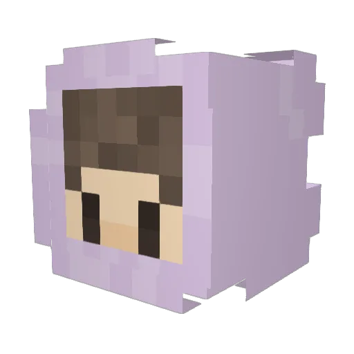 JASONBEDDOW Minecraft avatar head, 3D render