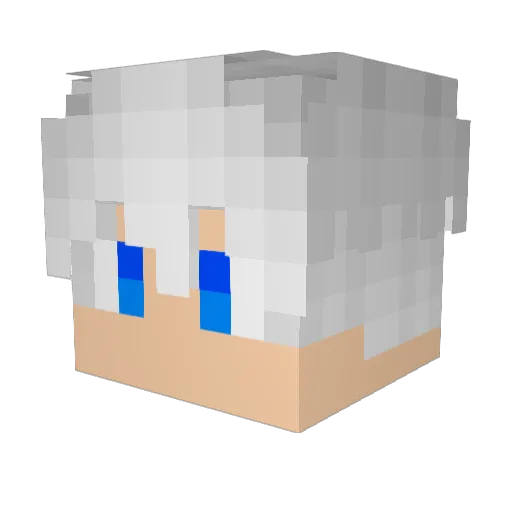 JASON_EX Minecraft avatar head, 3D render