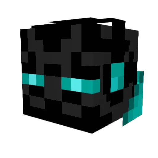 JATH734King Minecraft avatar head, 3D render