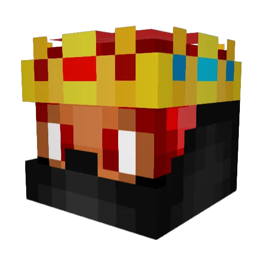 JAVADYLAN Minecraft avatar head, 3D render