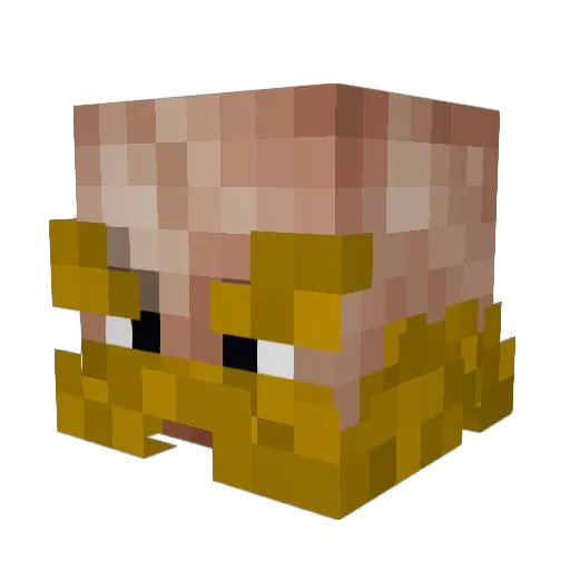 JAVIGAMER910 Minecraft avatar head, 3D render