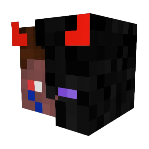 JAX9940 Minecraft avatar head, 3D render
