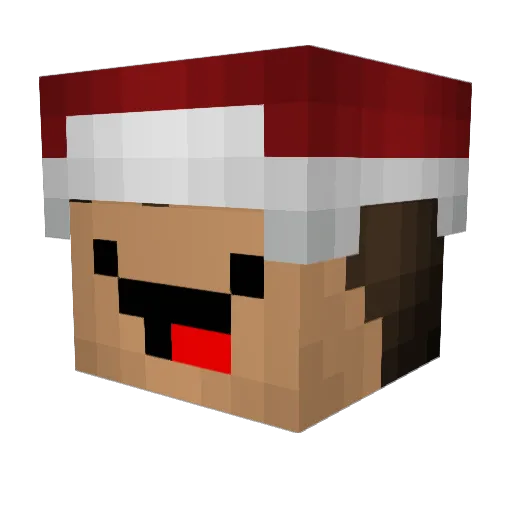 JAXP Minecraft avatar head, 3D render