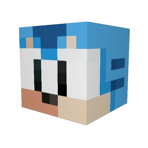 JAYJAYLO Minecraft avatar head, 3D render