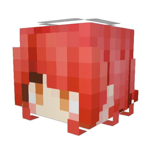 JAYK4741 Minecraft avatar head, 3D render