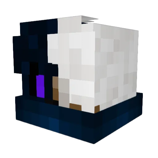 JAY_21 Minecraft avatar head, 3D render