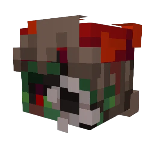 JAY_matwr Minecraft avatar head, 3D render