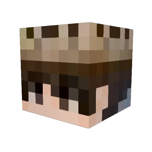 JAYtheMENACEE Minecraft avatar head, 3D render