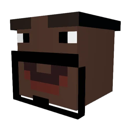 JAcrispy6967 Minecraft avatar head, 3D render