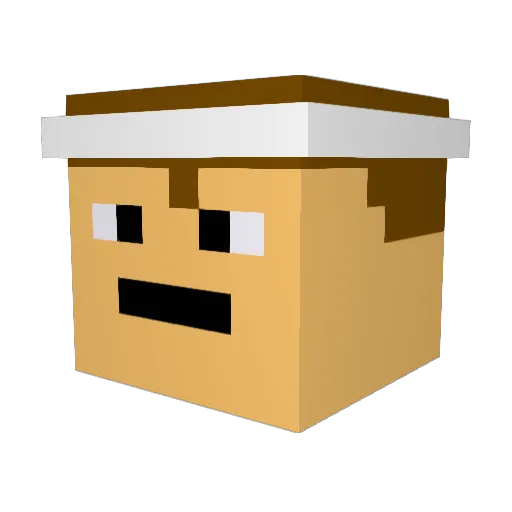 JAmen_noodles Minecraft avatar head, 3D render