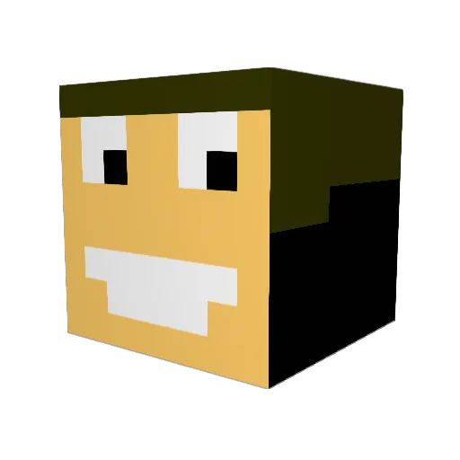 JArch3r Minecraft avatar head, 3D render