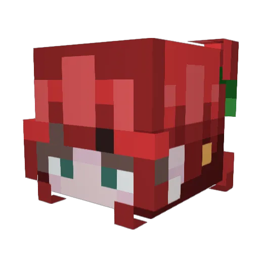 JAtnes Minecraft avatar head, 3D render