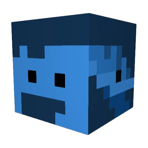 JB1Crafting Minecraft avatar head, 3D render