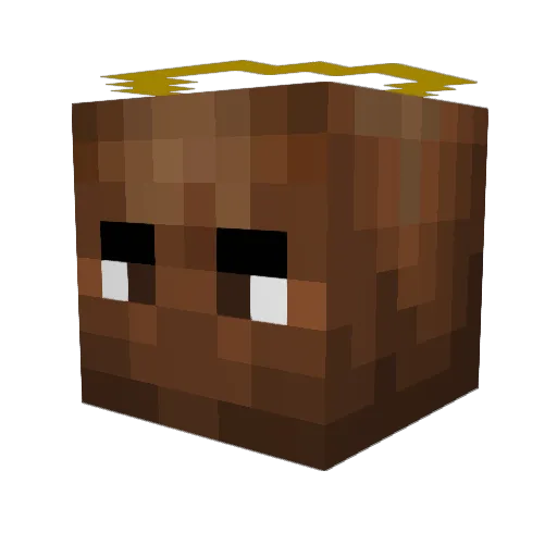 JB2Tuff Minecraft avatar head, 3D render