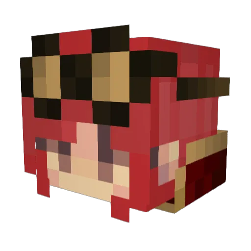 JBAstans Minecraft avatar head, 3D render