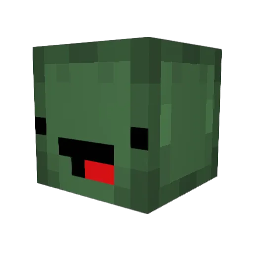 JBBOZ Minecraft avatar head, 3D render