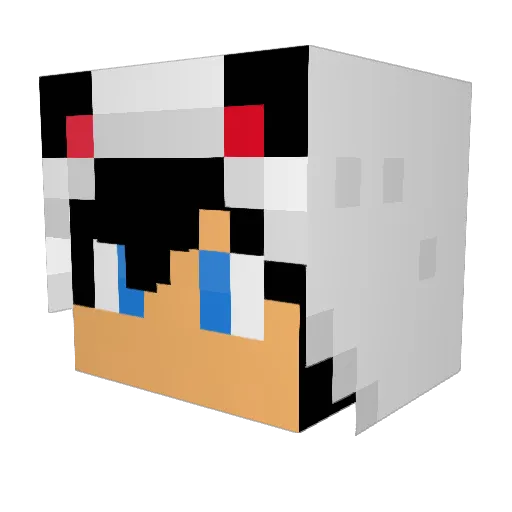 JBFitzy Minecraft avatar head, 3D render