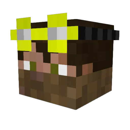 JBGamer150 Minecraft avatar head, 3D render