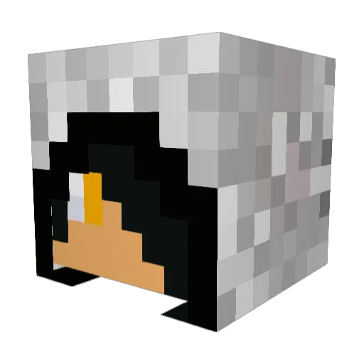 JBKaloya Minecraft avatar head, 3D render