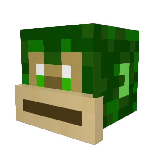 JBM1992 Minecraft avatar head, 3D render