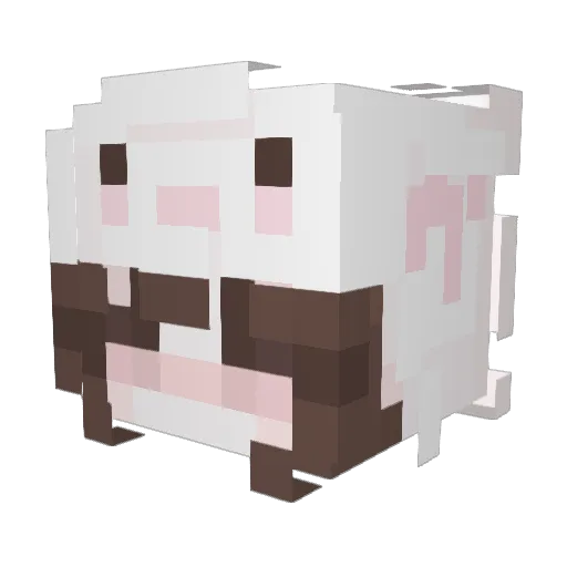 JBV593 Minecraft avatar head, 3D render