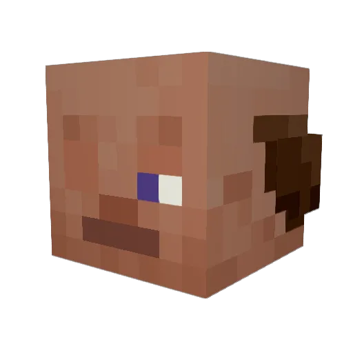 JB_Grimm Minecraft avatar head, 3D render