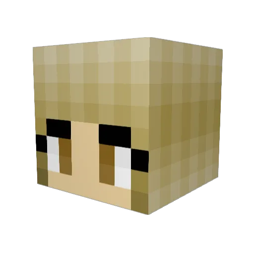 JBall46 Minecraft avatar head, 3D render