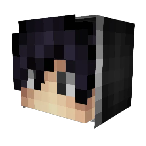 JBarg Minecraft avatar head, 3D render