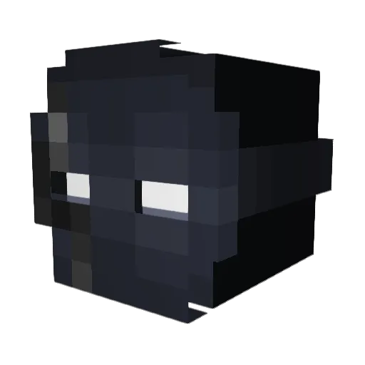 JBeard94 Minecraft avatar head, 3D render
