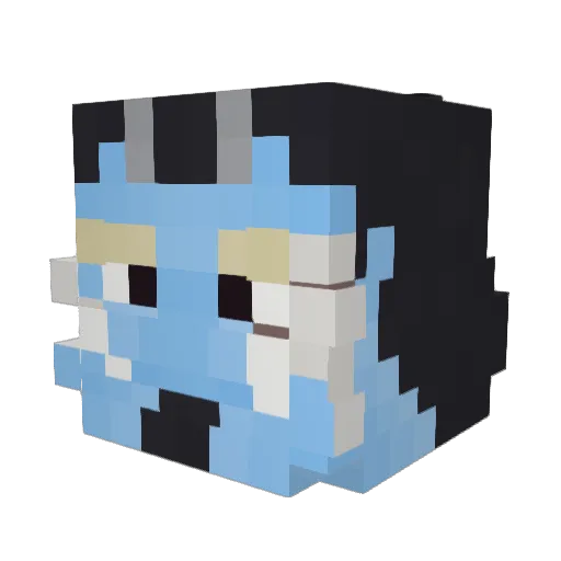 JBeni0313 Minecraft avatar head, 3D render