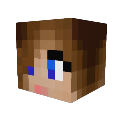 JBlair760 Minecraft avatar head, 3D render