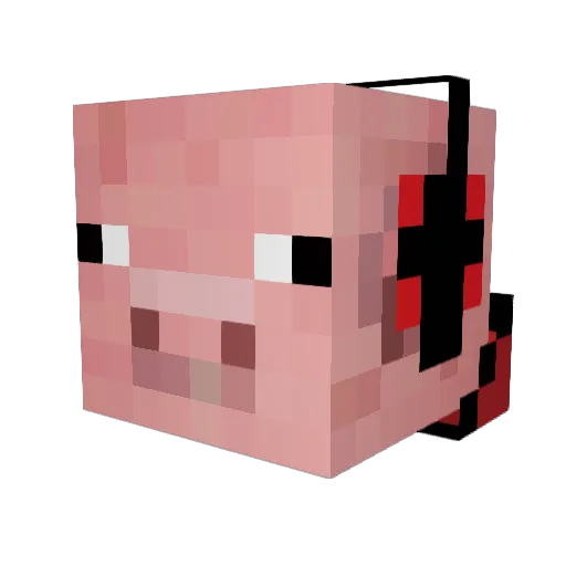 JBomb_ Minecraft avatar head, 3D render